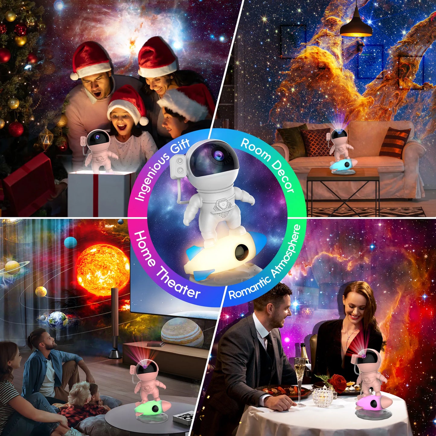 Astronaut Galaxy Projector—— Nursery Night Lights